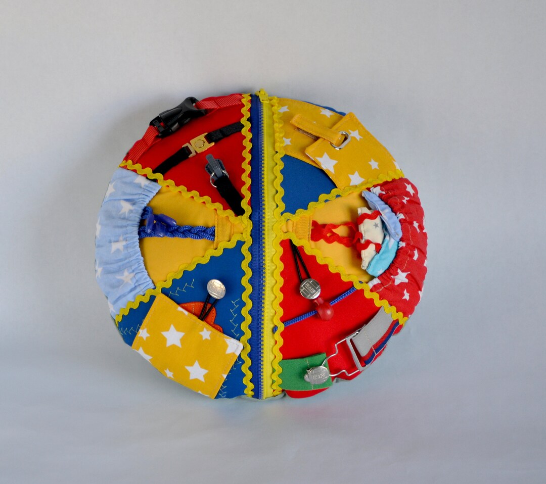 Dementia Fidget Pillow With Flowers, Alzheimer's Sensory Cushion Etsy