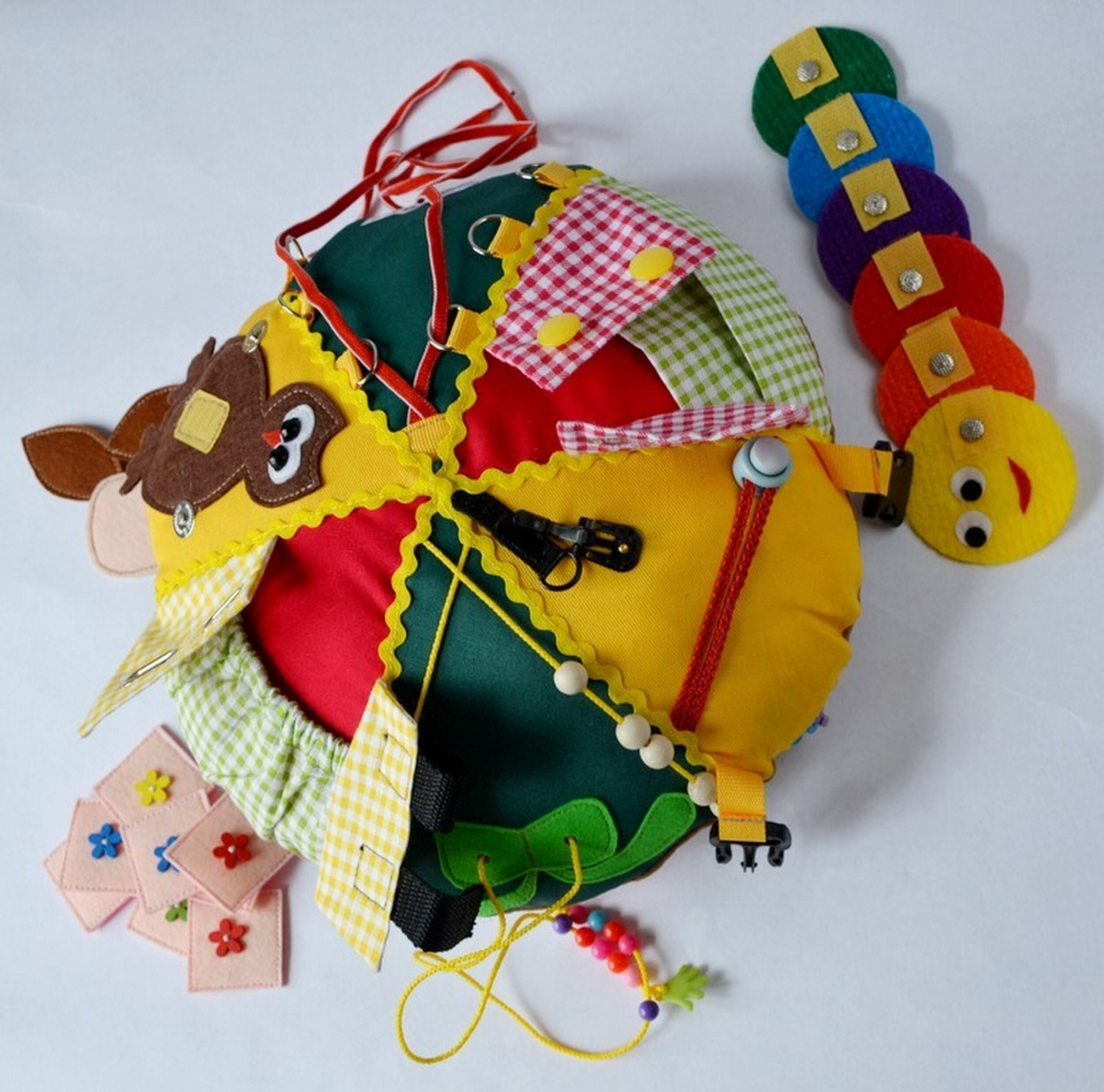 Eco activity pillow Fidget blanket Baby toys Toddler busy Etsy