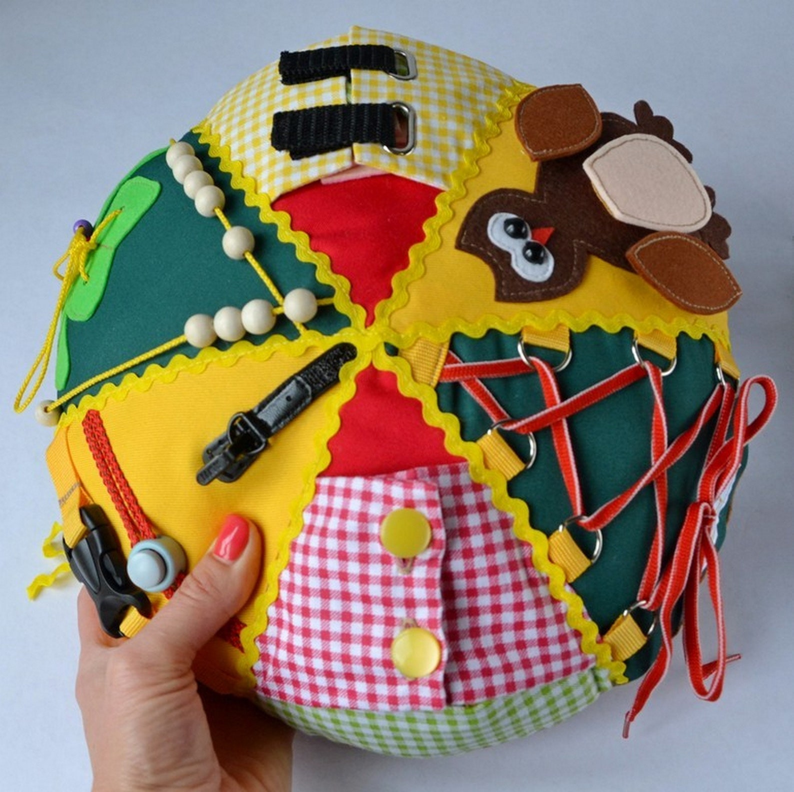 Eco activity pillow Fidget blanket Baby toys Toddler busy Etsy