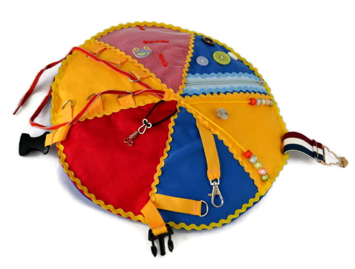 Dementia fidget pillow Alzheimer's fidget quilt Restless Etsy