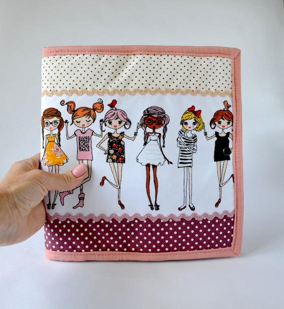 Embroidered Felt Dress Up Dolls and Dollhouse Carrying Case