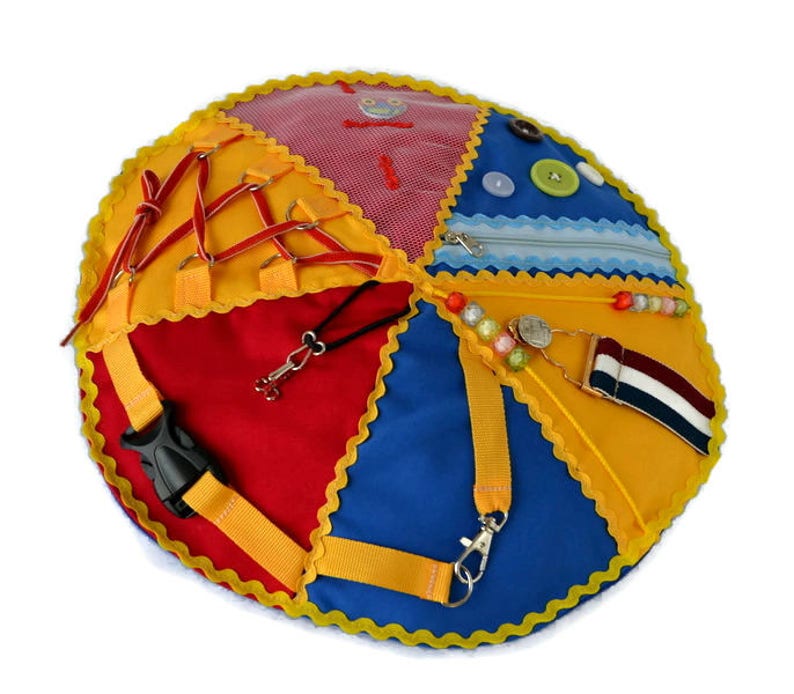 Dementia Fidget Pillow Alzheimer's Fidget Quilt Restless Etsy