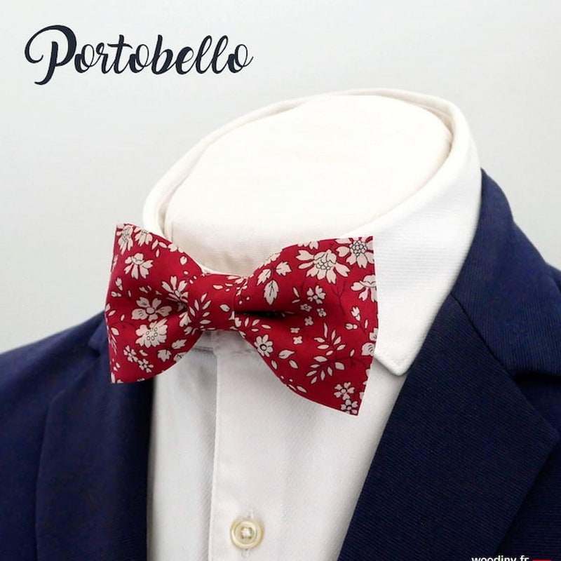 burgundy bowties