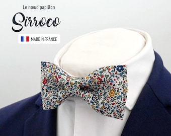 Floral bowtie "Sirroco", men and boys, for a wedding, a father's day gift, valentine's gift
