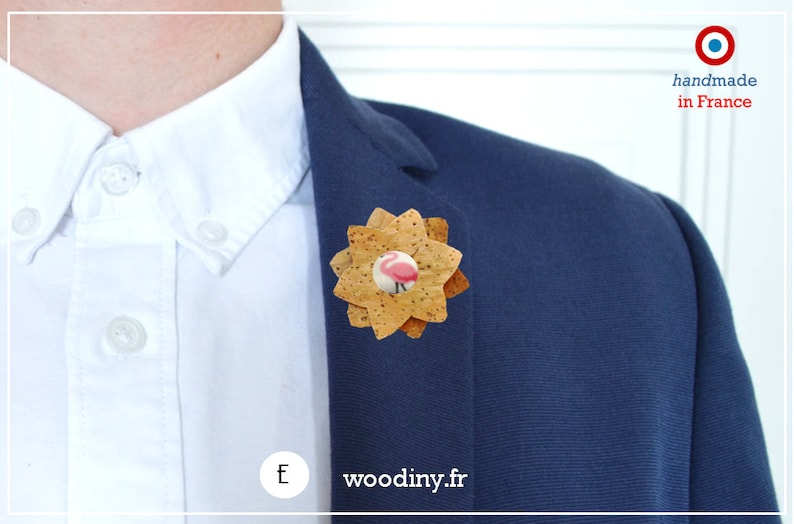 Boutonnière Flamant Rose Flamingo Mariage Etsy
