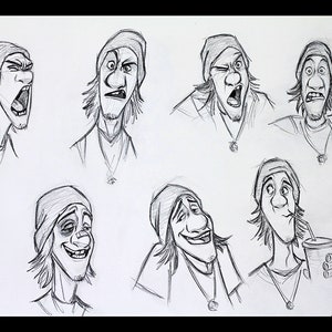 Fred do Big Hero 6 Desenho a Lápis Original Disney Desenho Marvel Comics