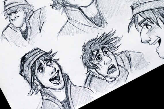 Kristoff Von Gefrorenen Disney Animation Zeichnung Original Etsy