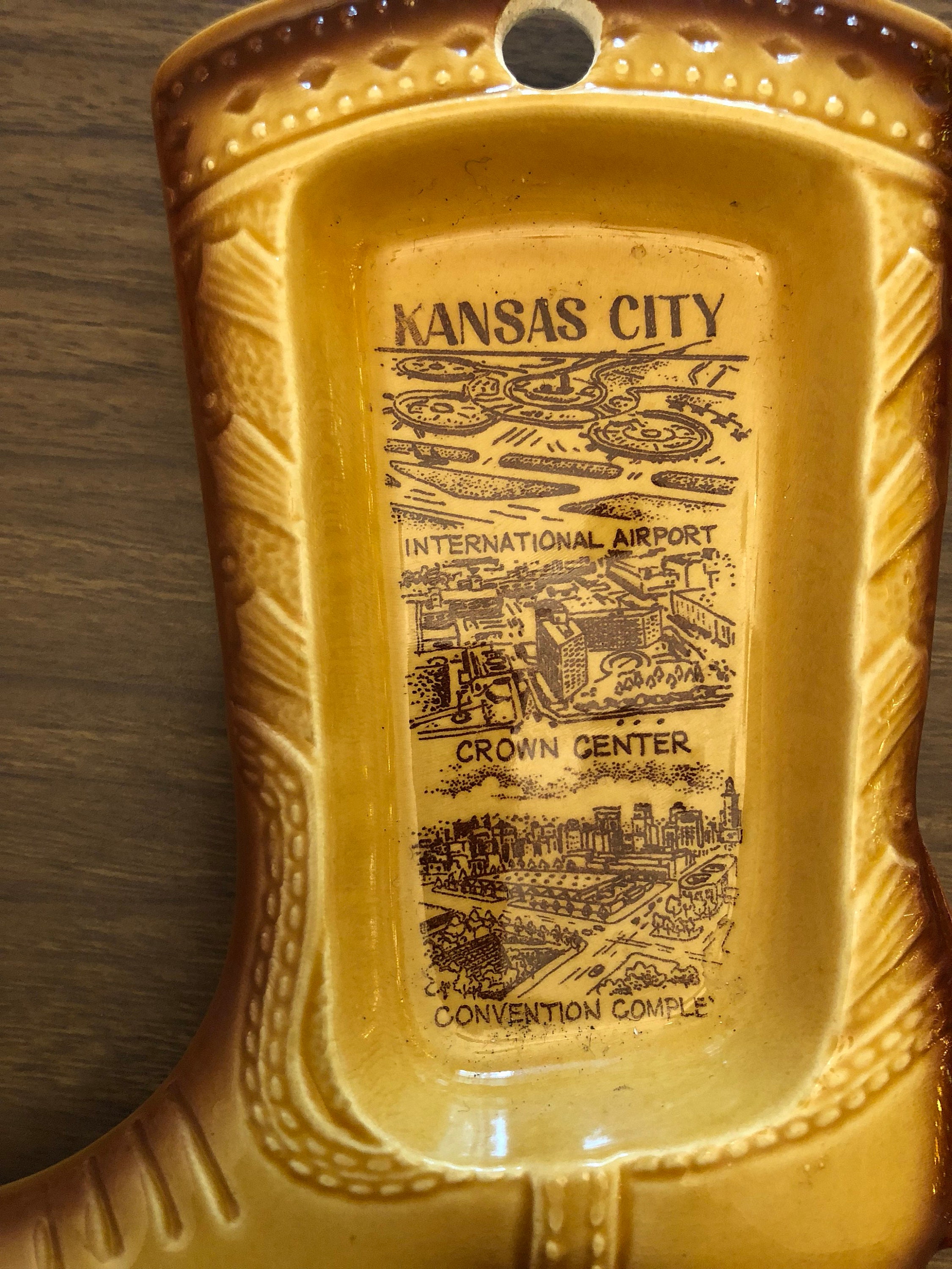 Vintage Kansas City Souvenir / Decoración de la pared / Etsy