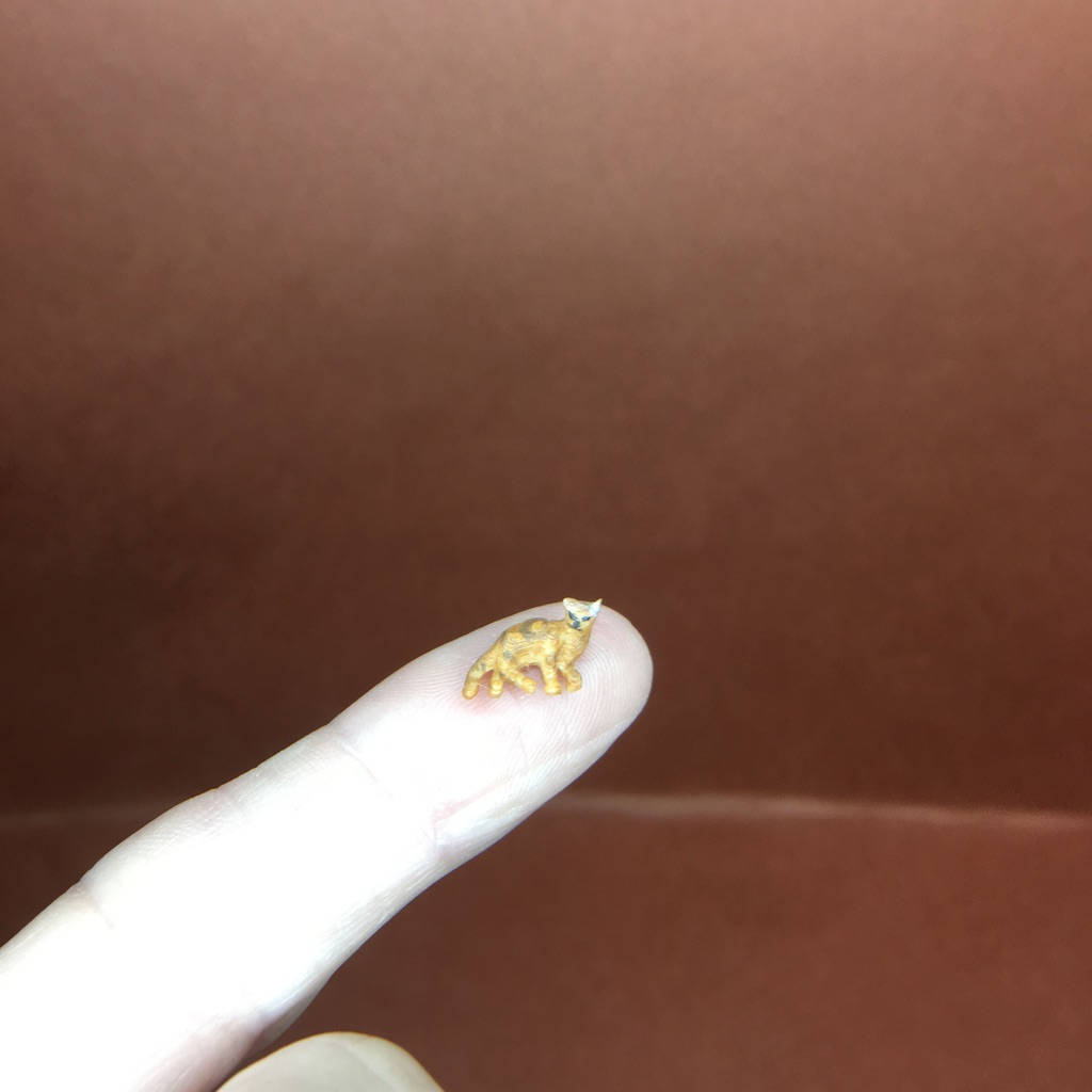 Quarter Scale (1:48) Cat to Customize Dollhouse Miniature Kitty Mini …