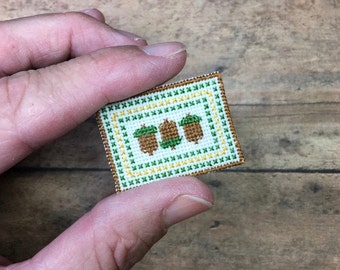 Little Acorns Hand Stitched Dollhouse Rug