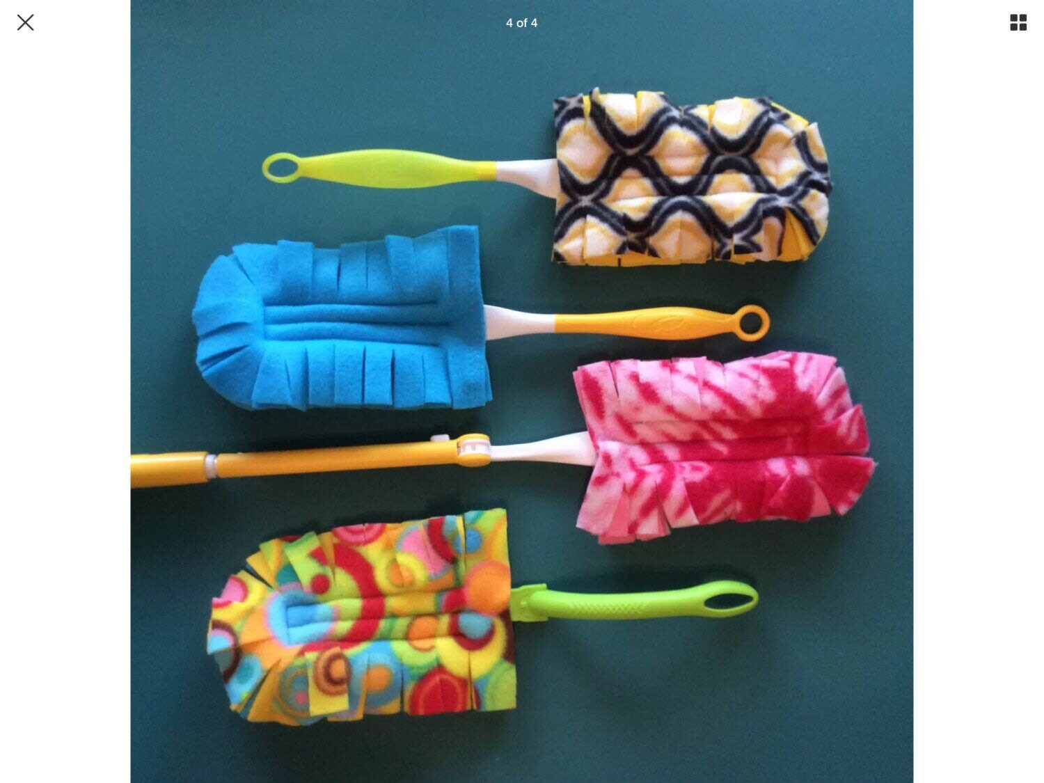 ECO FriendlyReusable Fleece Swiffer style Duster Set of 3 Etsy