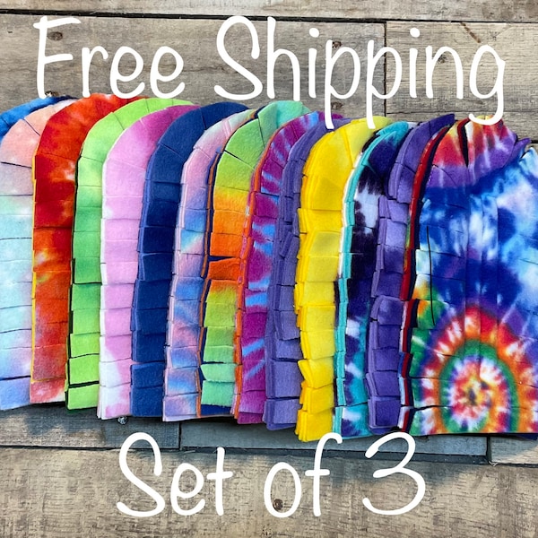 Tie-Dye Duster Set of 3