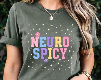 Neuro Spicy Neurodiversity PNG Files, Instant Download Trendy Digital Design Free Commercial Use