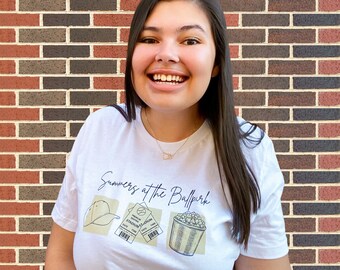Summers at the Ballpark | baseball shirt for women, tees for baseball mom