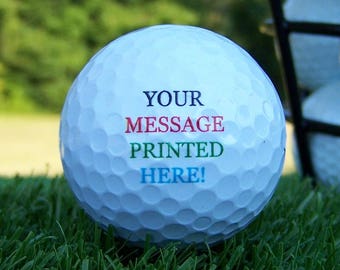 Personalized Custom Message / Wedding /Logo / Retirement Golf Ball, FREE SHIPPING!!