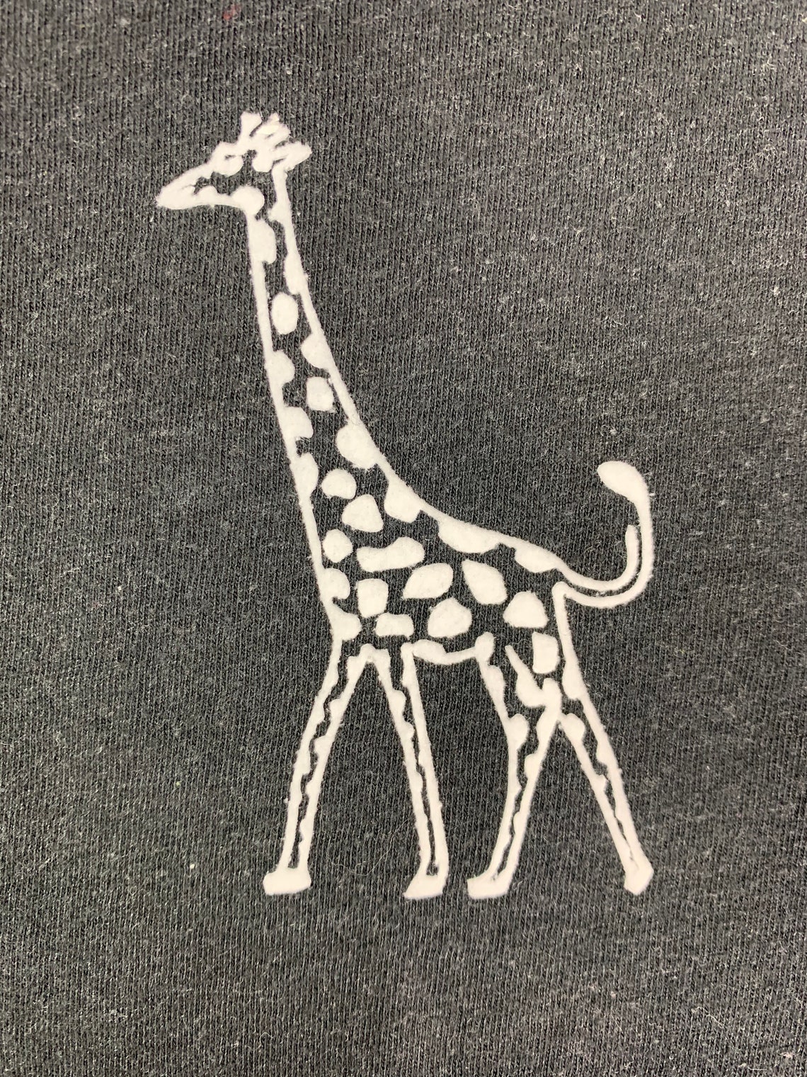 2X Giraffe Pocket Pal Patch Animal Iron-on White or Black - Etsy