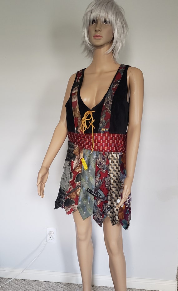 corset dress tie Lacing corset dress with side ties