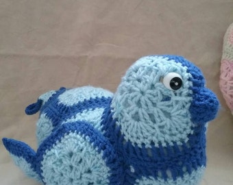 Hand Crocheted Bluebird of Happiness