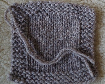 Burlap 3 ply worsted weight kettle dyed soft wool yarn from our American farm free shipping offer