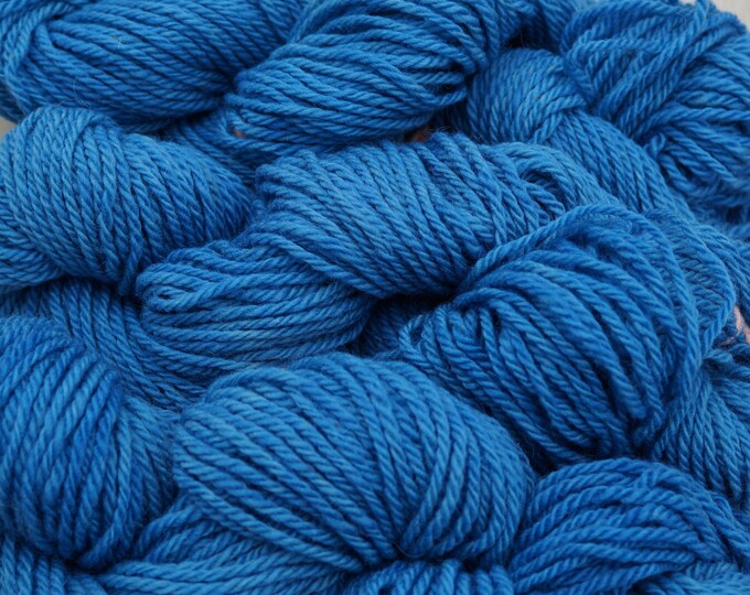 Burlap 3 ply worsted weight kettle dyed soft wool yarn from our American farm free shipping offer
