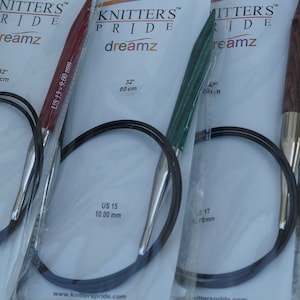 47 in. circular Dreamz KP needles free shipping offer, knitting needles from Knitters Pride