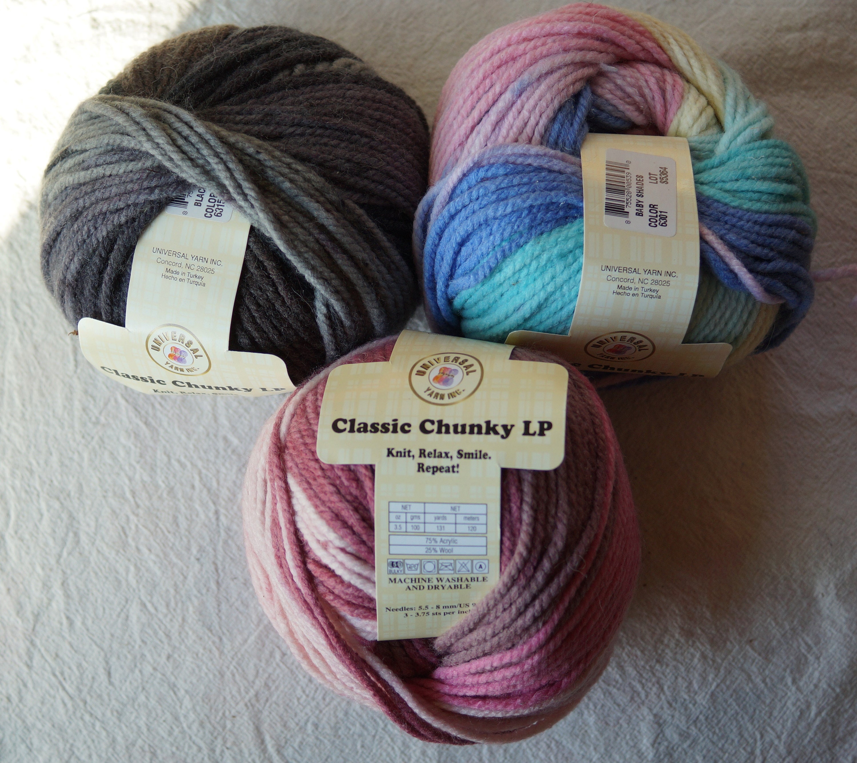 Be Wool by Universal Yarn - Wool/Acrylic Super Bulky Yarn - 20 Colors