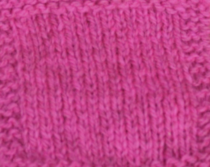 Neon Pink Sport Weight 2 ply wool hand dyed yarn from our American farm free shipping offer