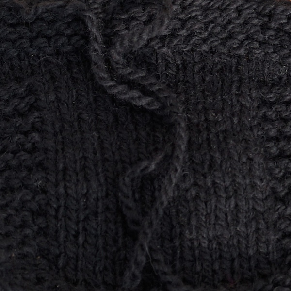 Soft Black wool 3 ply worsted soft farm yarn kettle dyed from our American farm free shipping offer