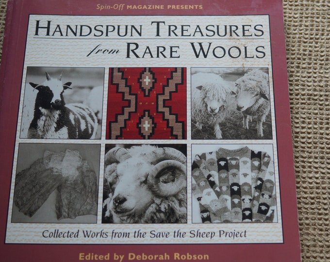 Handspun Treasures from Rare Wools by Deborah Robson free shipping offer