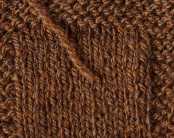 Toffee sport weight 2 ply soft wool Farm Yarn from our American farm free shipping offer