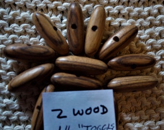 Wood buttons handmade in the USA by a local craftsman choose wood size and type