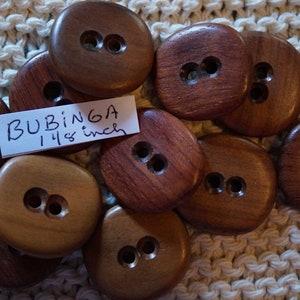 Wood buttons handmade in the USA by a local craftsman choose wood size and type