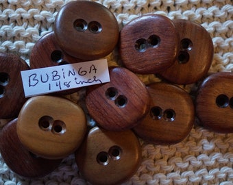 Wood buttons handmade in the USA by a local craftsman choose wood size and type
