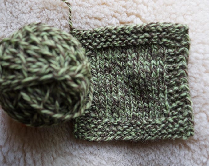 Sprout Green Ragg soft wool worsted farm yarn small American farm