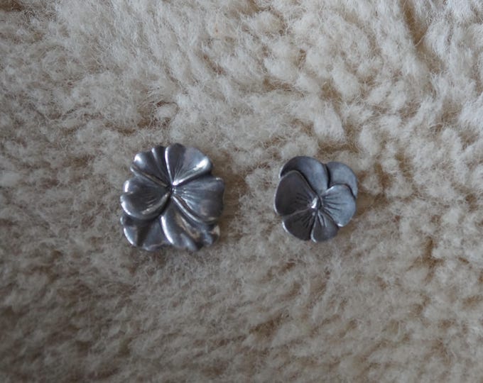 Pansy Danforth Button large and small sizes available made in the USA