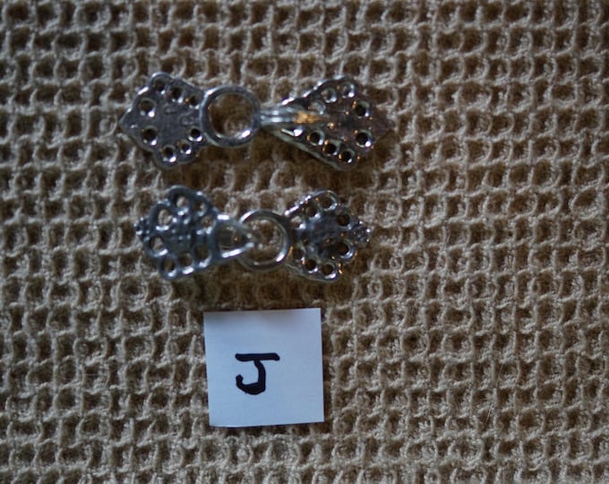 Pewter clasp closures for sweater or jacket