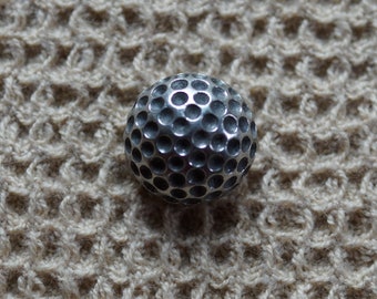 Golf Ball vintage pewter pewter button made in the USA