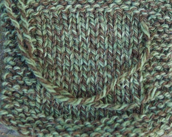Olive Ragg 3 ply soft wool tweed yarn from our USA farm, free shipping offer