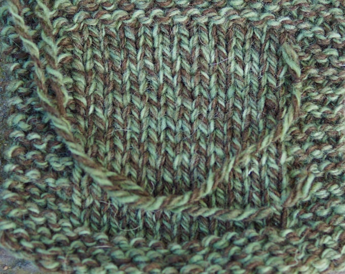 Olive Ragg 3 ply soft wool yarn from our USA farm, free shipping offer