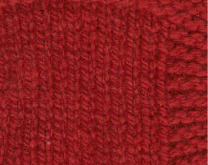 Apple Red  2 ply worsted soft wool yarn kettle dyed  farm raised American wool, free shipping offer