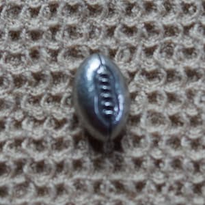 Football button vintage Danforth pewter made in the USA