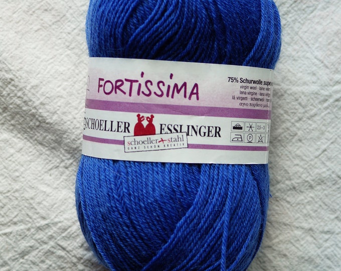 Fortissima solid colors sw wool and polyamide sock yarn, sale price