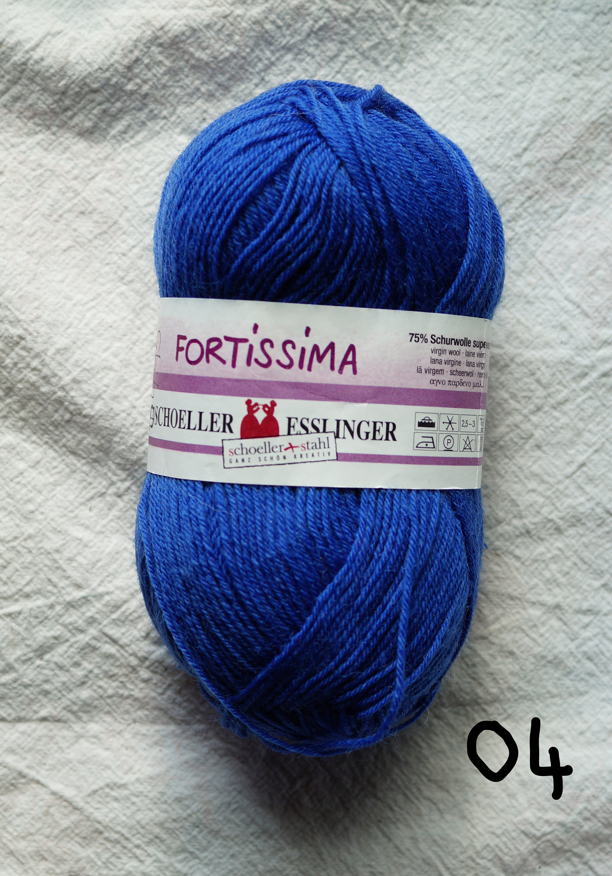 Fortissima solid colors sw wool and polyamide sock yarn, sale price