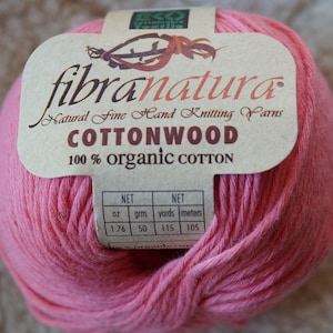 Cotton worsted weight yarn organic cotton sale yarn