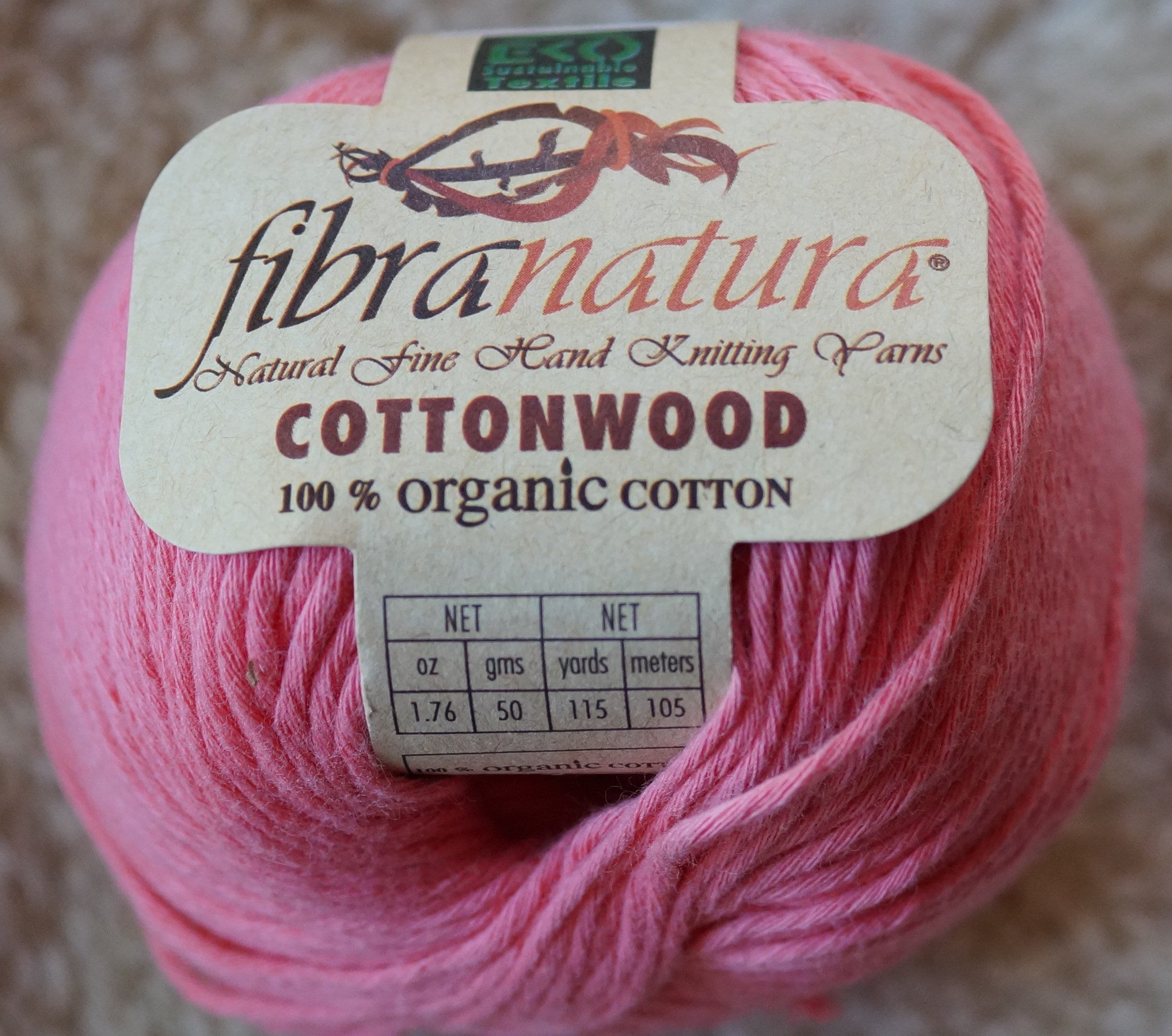 Cotton worsted weight yarn organic cotton sale yarn