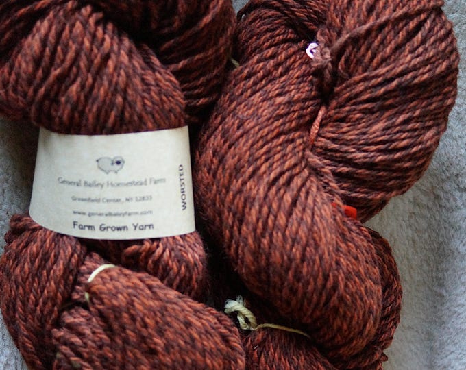 Wattle Ragg soft wool farm yarn worsted weight 3 ply USA farm