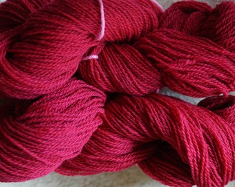 Orchid sport 2 ply wool yarn from our American farm free shipping offer