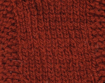 Garnet  2 ply hand dyed worsted weight soft wool yarn from our USA farm Free shipping offer