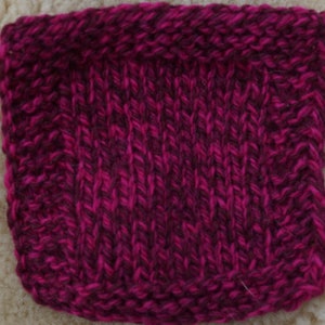 Pink Ragg wool 3 ply worsted weight soft tweed farm yarn from our small American farm made in the USA