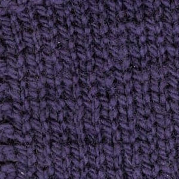 Plum wool worsted weight kettle dyed soft 3 ply yarn from out American farm free shipping offer